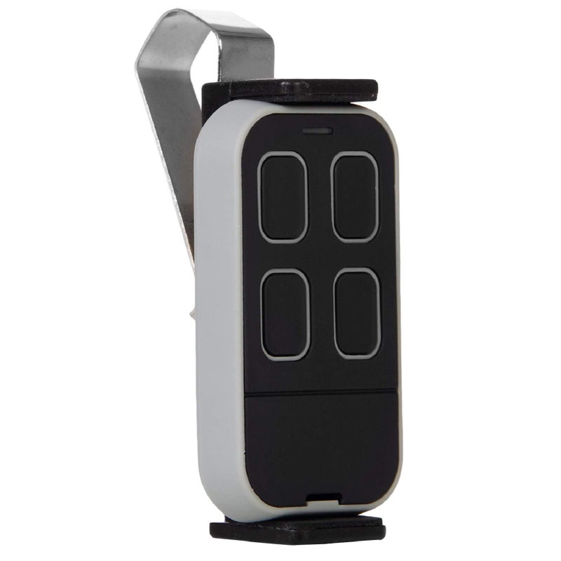 XIHADA Universal Garage Door Opener Remote Cloner Universal Gate Opener Remote Cloning Homelink with Visor Clip Programmable Learning Key Fob 4-Buttons Multi Frequency 280MHZ-868MHZ (Black with Grey) - Image 1